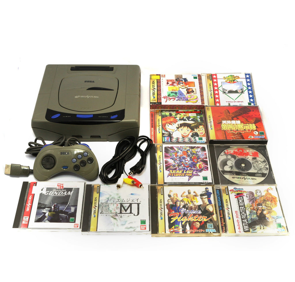 Set 24: Konsole 1G + Original Controller + Zubehör + 10 Spiele (JP)