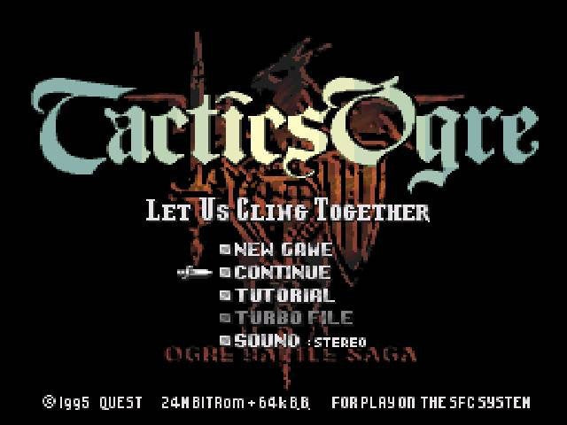 Tactics Ogre: Let Us Cling Together (JP)