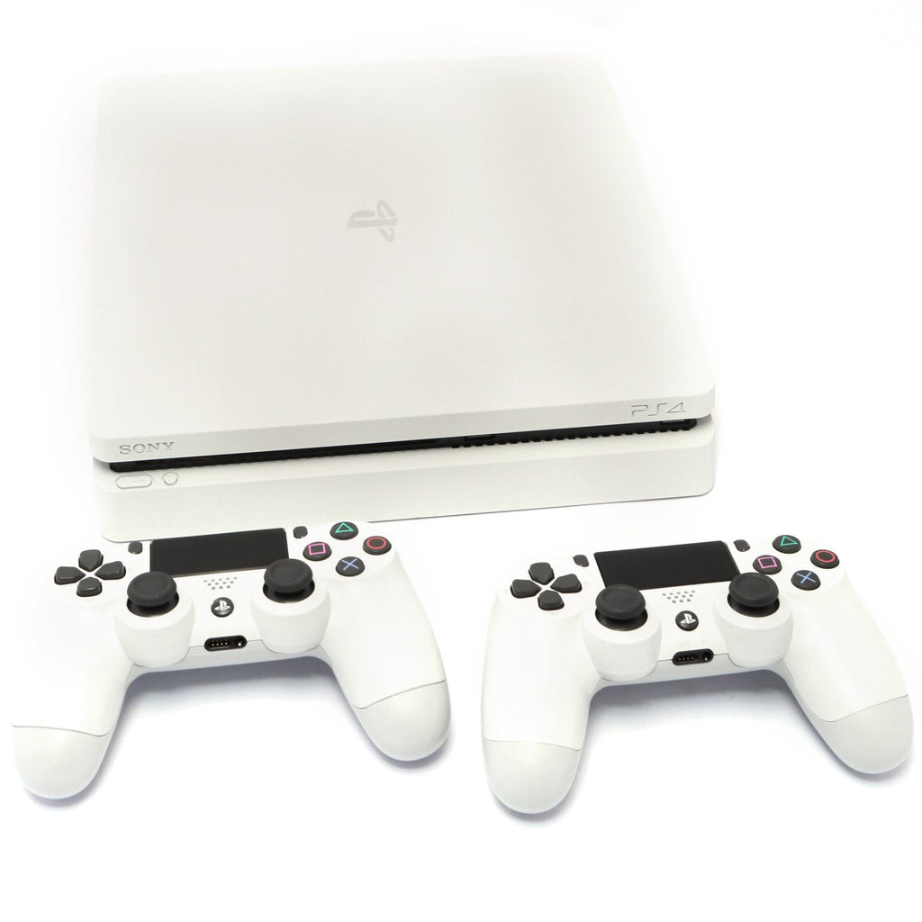 Konsole Slim 500GB weiß + 2 Original Controller