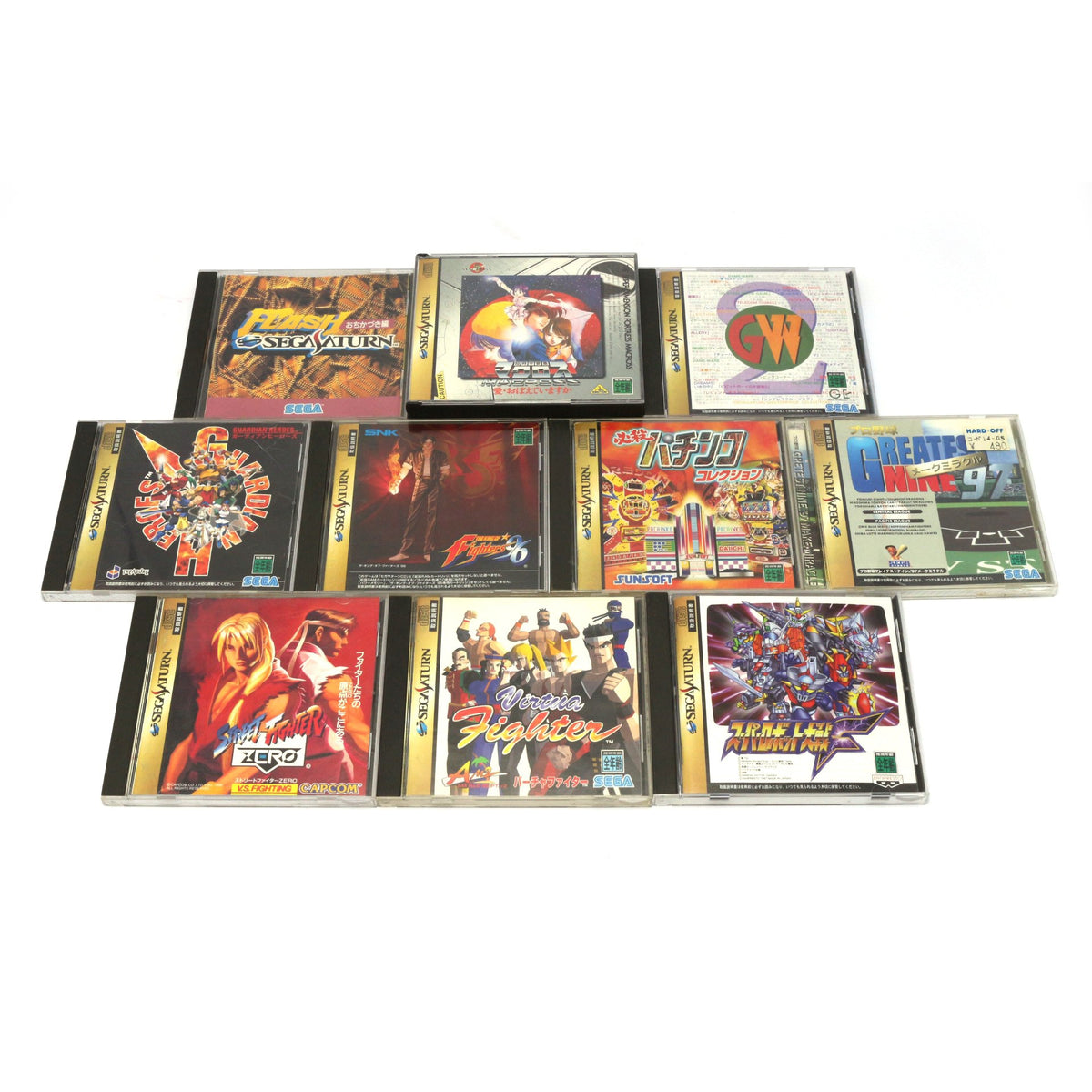 Set 26: Konsole 1G + Original Controller + Zubehör + 10 Spiele (JP)