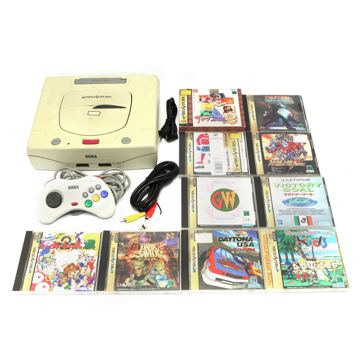 Set 32: Konsole 2G + Original Controller + Zubehör + 10 Spiele (JP)