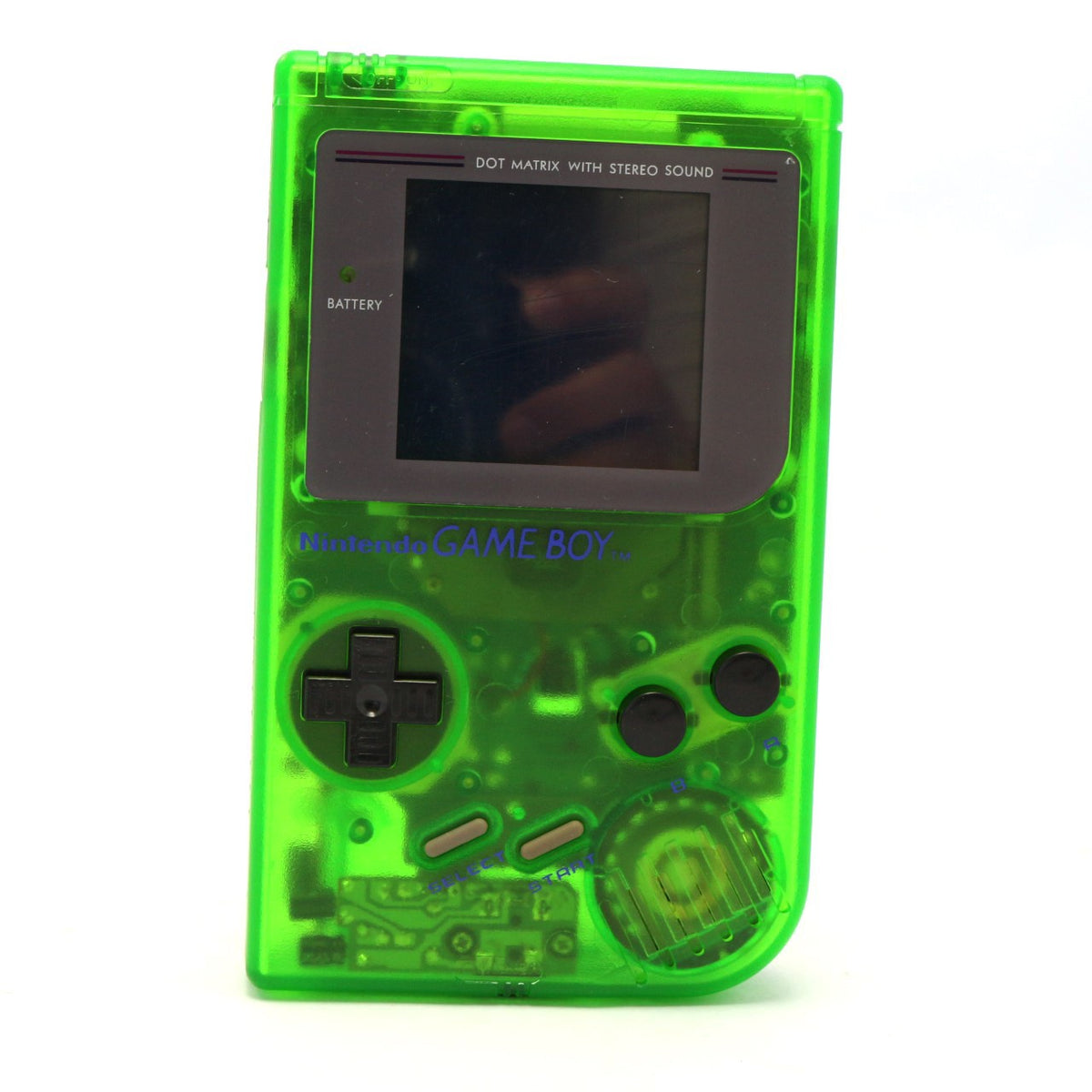 Konsole Classic DMG-01 grün-transp. + Backlight blau