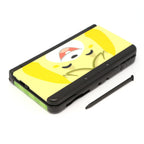 Konsole schwarz + Animal Crossing Melinda Faceplate + Netzteil