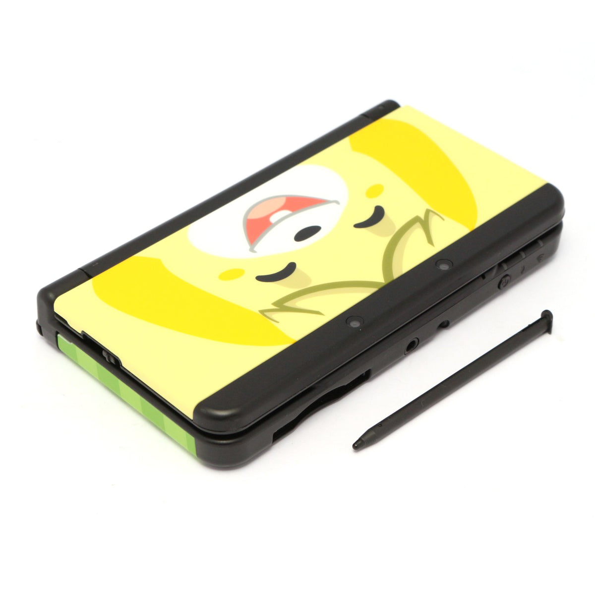 Konsole schwarz + Animal Crossing Melinda Faceplate + Netzteil