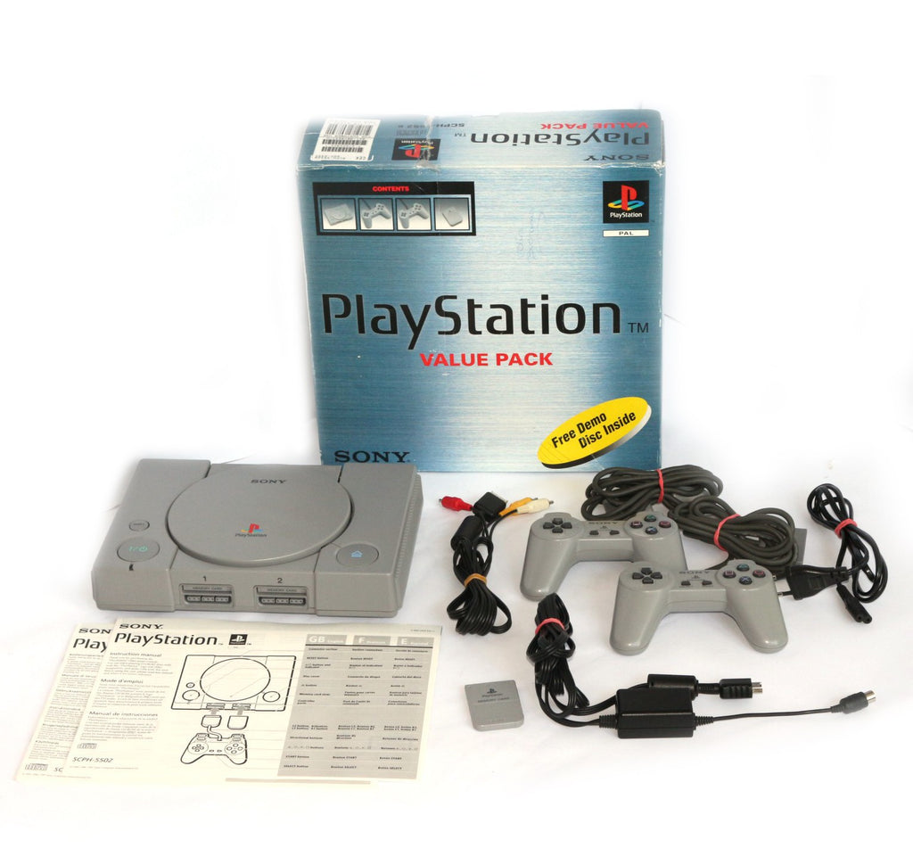 Konsole SCPH-5552B + 2 Controller + Zubehör