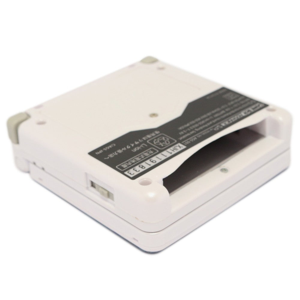 Konsole GBA SP Pearl White Custom Case Flying Whale Island Design