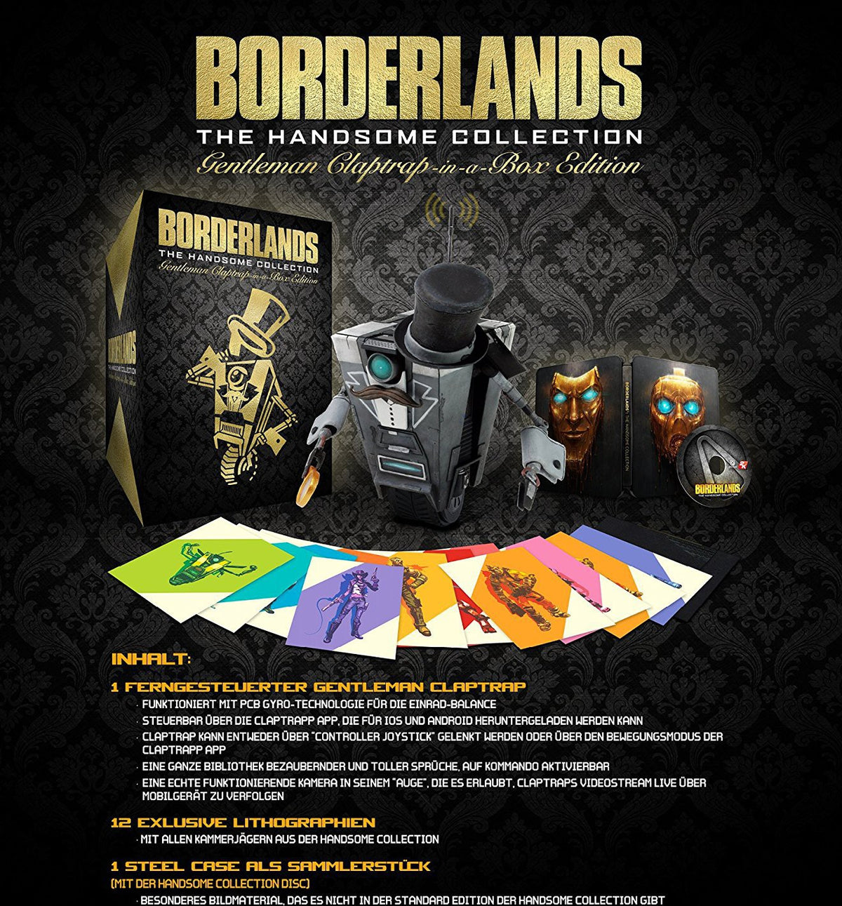 Borderlands: The Handsome Collection Gentleman Claptrap-in-a-Box Edt