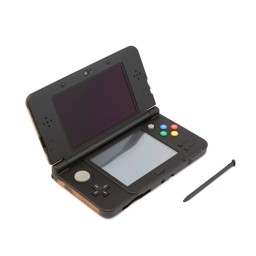 Konsole schwarz + Super Mario Cover Plates + Netzteil