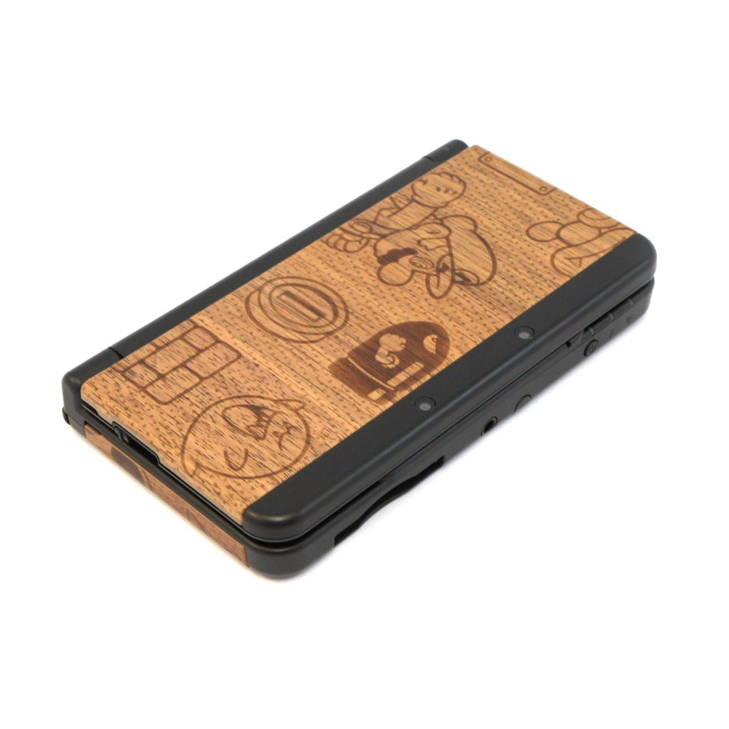 Konsole schwarz + Super Mario Cover Plates + Netzteil