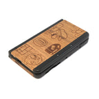 Konsole schwarz + Super Mario Cover Plates + Netzteil