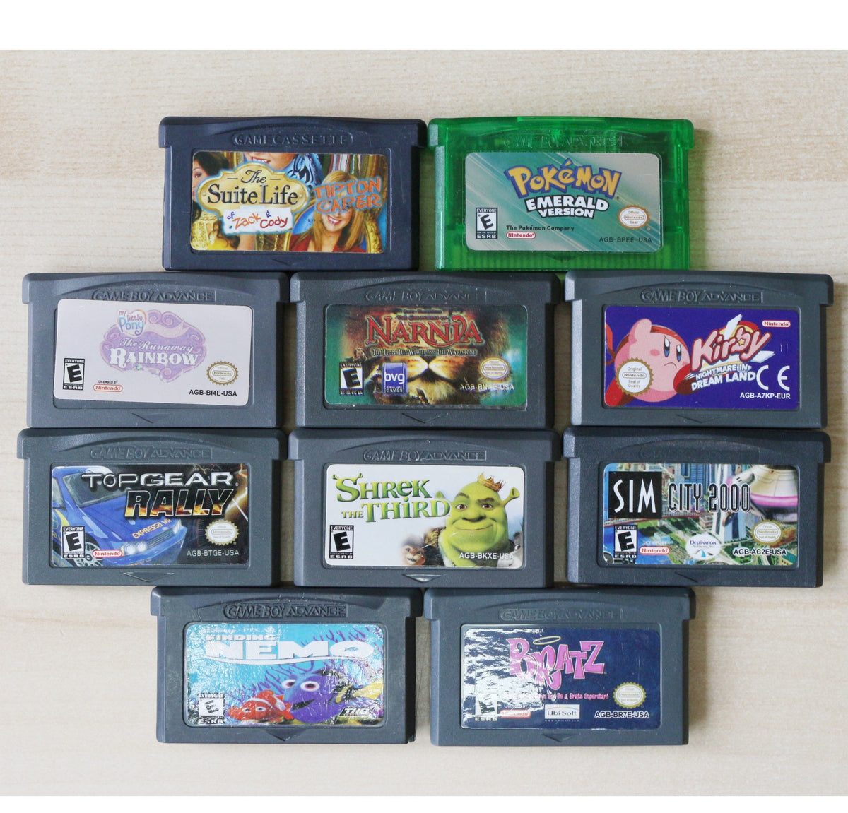 10 GameBoy Spiele zum TOP Preis! - GBA 282