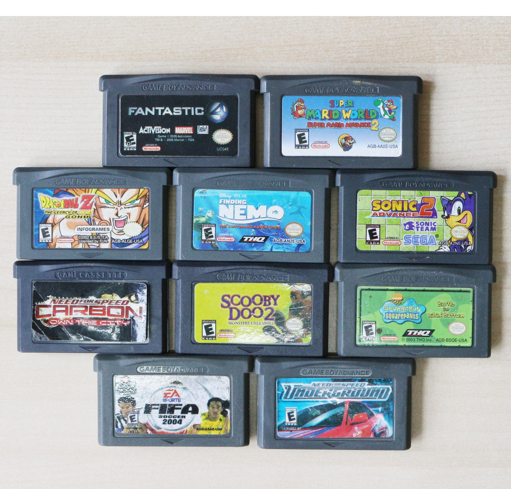 10 GameBoy Spiele zum TOP Preis! - GBA 283