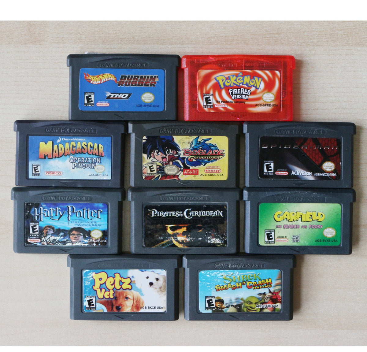 10 GameBoy Spiele zum TOP Preis! - GBA 286