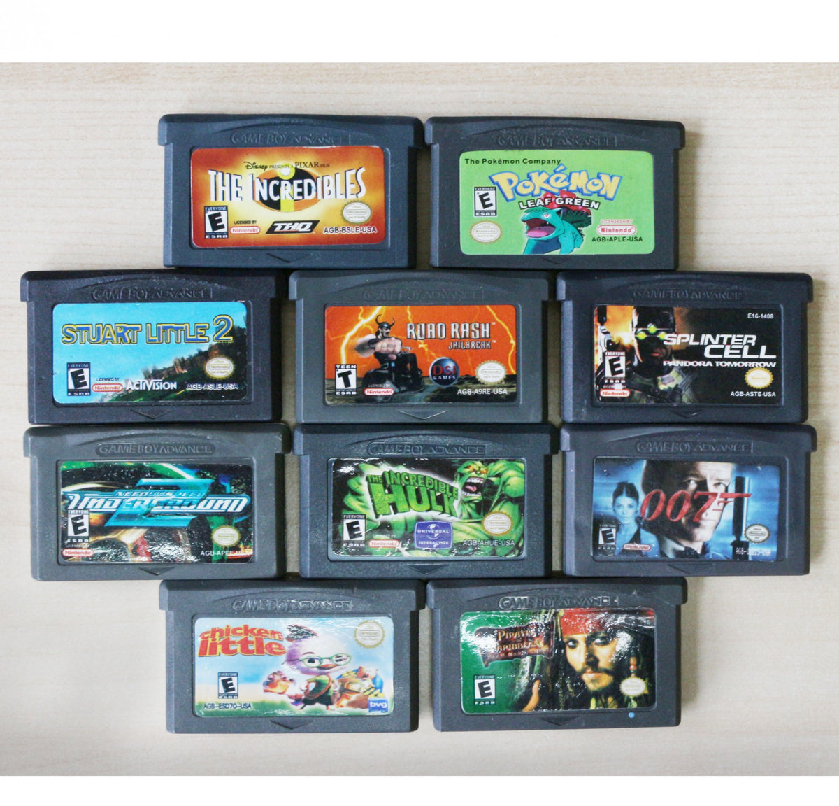 10 GameBoy Spiele zum TOP Preis! - GBA 291