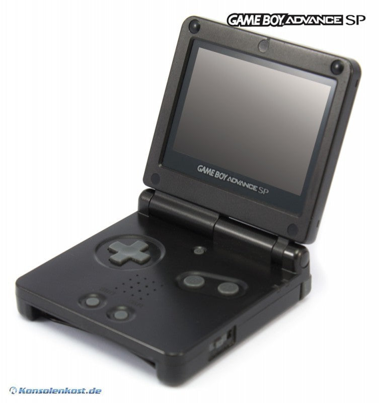 Konsole GBA SP schwarz All Blacks Edition + Netzteil — schwarz All Blacks Edition