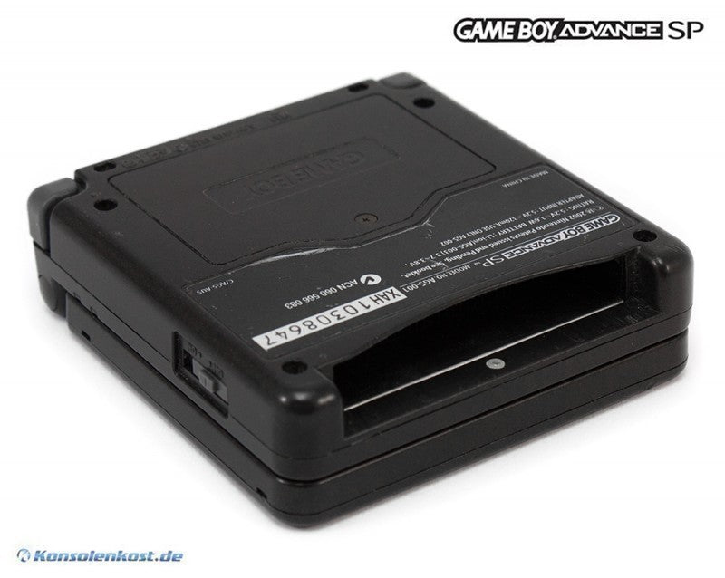 Konsole GBA SP schwarz All Blacks Edition + Netzteil — schwarz All Blacks Edition