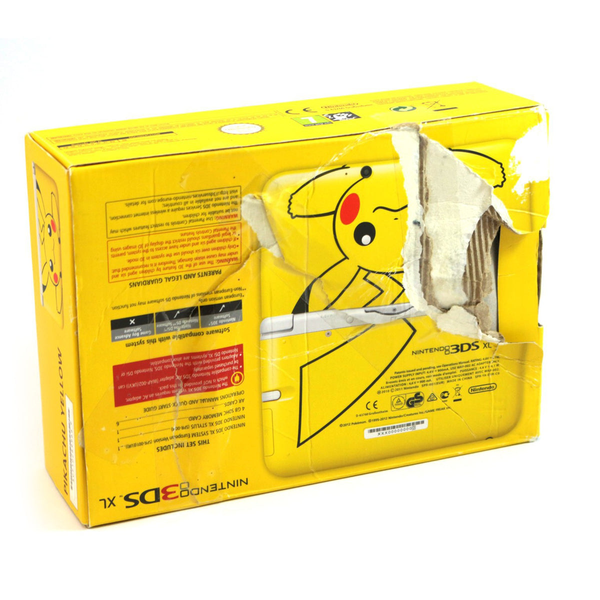 Konsole XL Pikachu Yellow gelb Edition + Netzteil