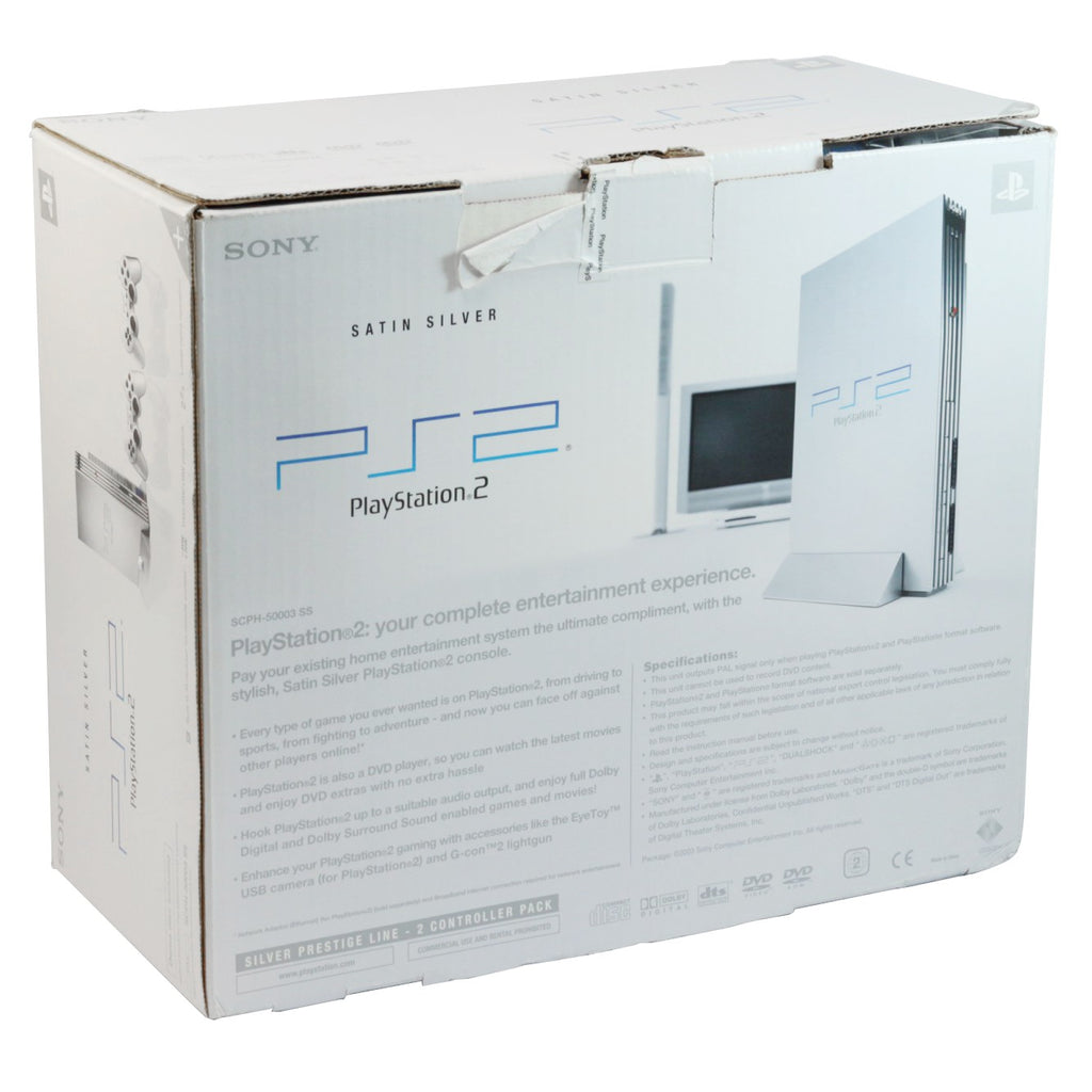 Konsole silber/Picture-Cover + 2 DualShock Controller