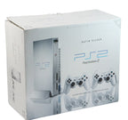 Konsole silber/Picture-Cover + 2 DualShock Controller