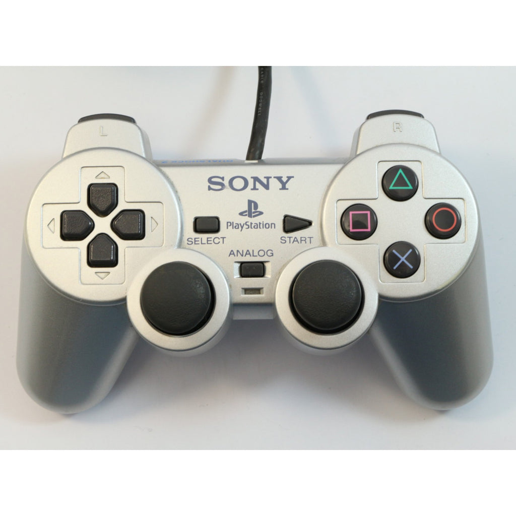 Konsole silber + Original Controller + Zubehör