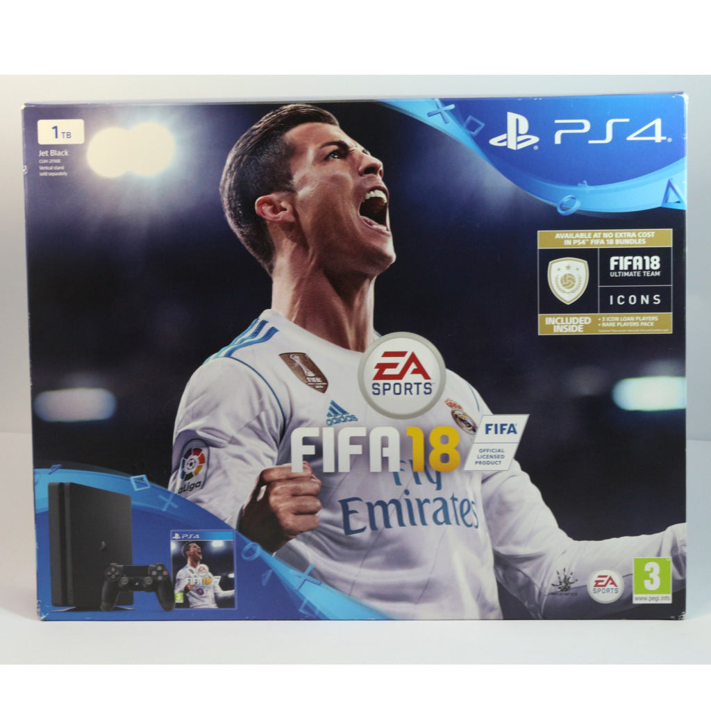 Konsole Slim 1TB + FIFA 18 + Original Controller