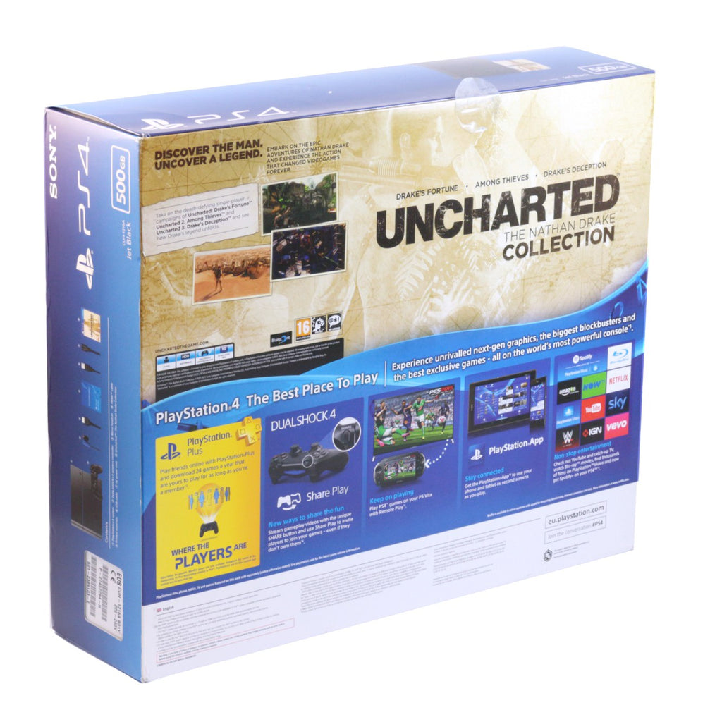 Konsole 500GB + Original Controller Uncharted Nathan Drake Edition