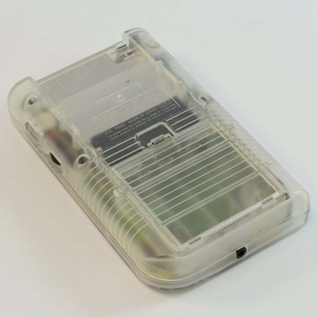 Konsole Classic DMG-01 Custom Case transp. mit Pokemon Display