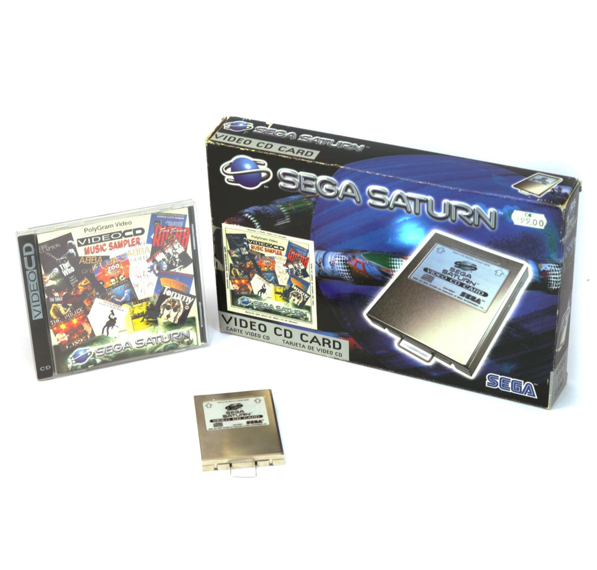 Original Video CD Card / VCD Karte + Demo Video-CD PAL Version
