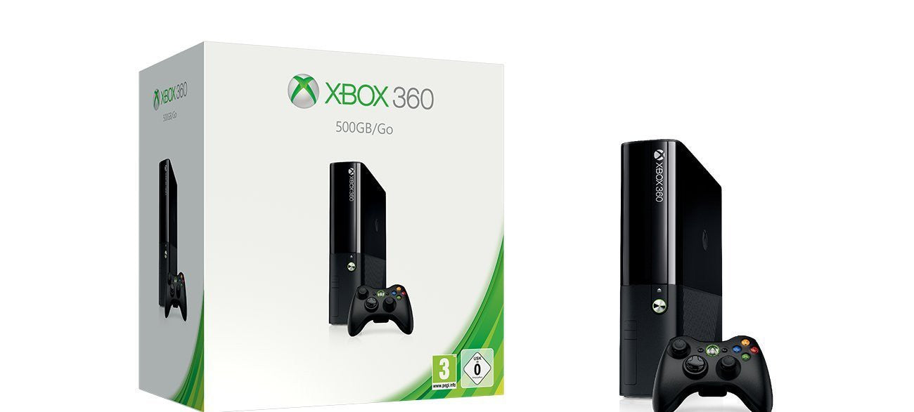 Konsole E 500GB + Original Controller + Zubehör