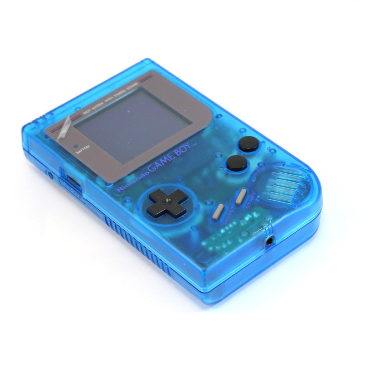 Konsole Classic DMG-01 blau-transp. + Backlight rot