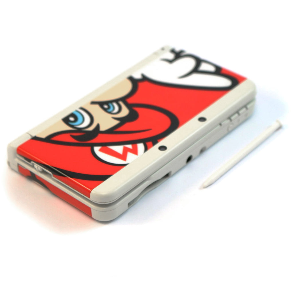 Konsole weiß+ Super Mario Cover Plates + Netzteil