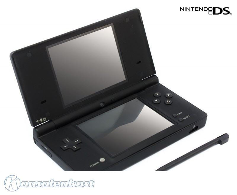 Konsole DSi schwarz + Netzteil (US)