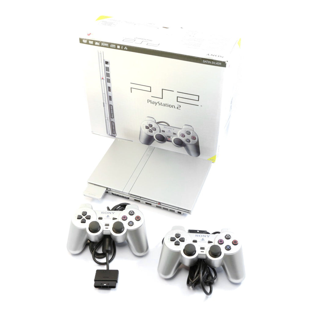 Konsole Slim 1G SCPH-7000x silber + 2 Original Controller + Zubehör