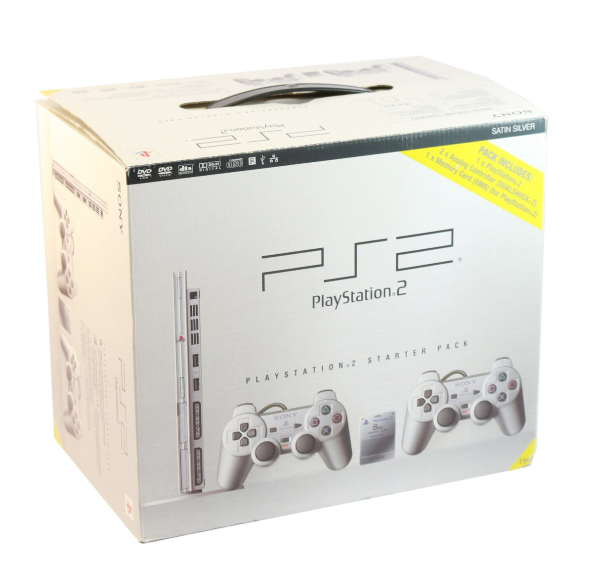 Konsole Slim 1G SCPH-7000x silber + 2 Original Controller + Zubehör