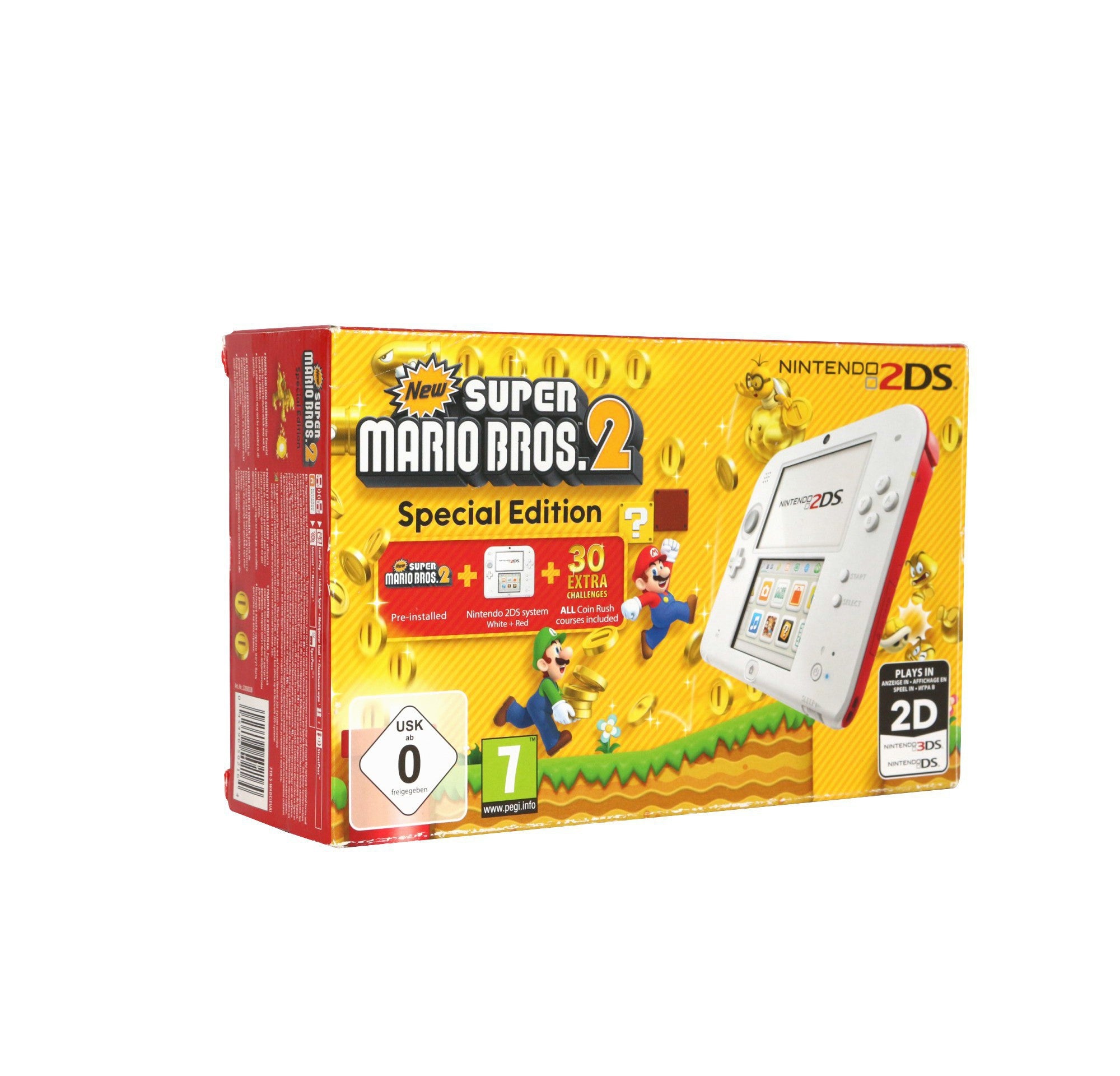 Konsole New Super Mario Bros. 2 Edition + Netzteil — New Super Mario Bros. 2 Edition