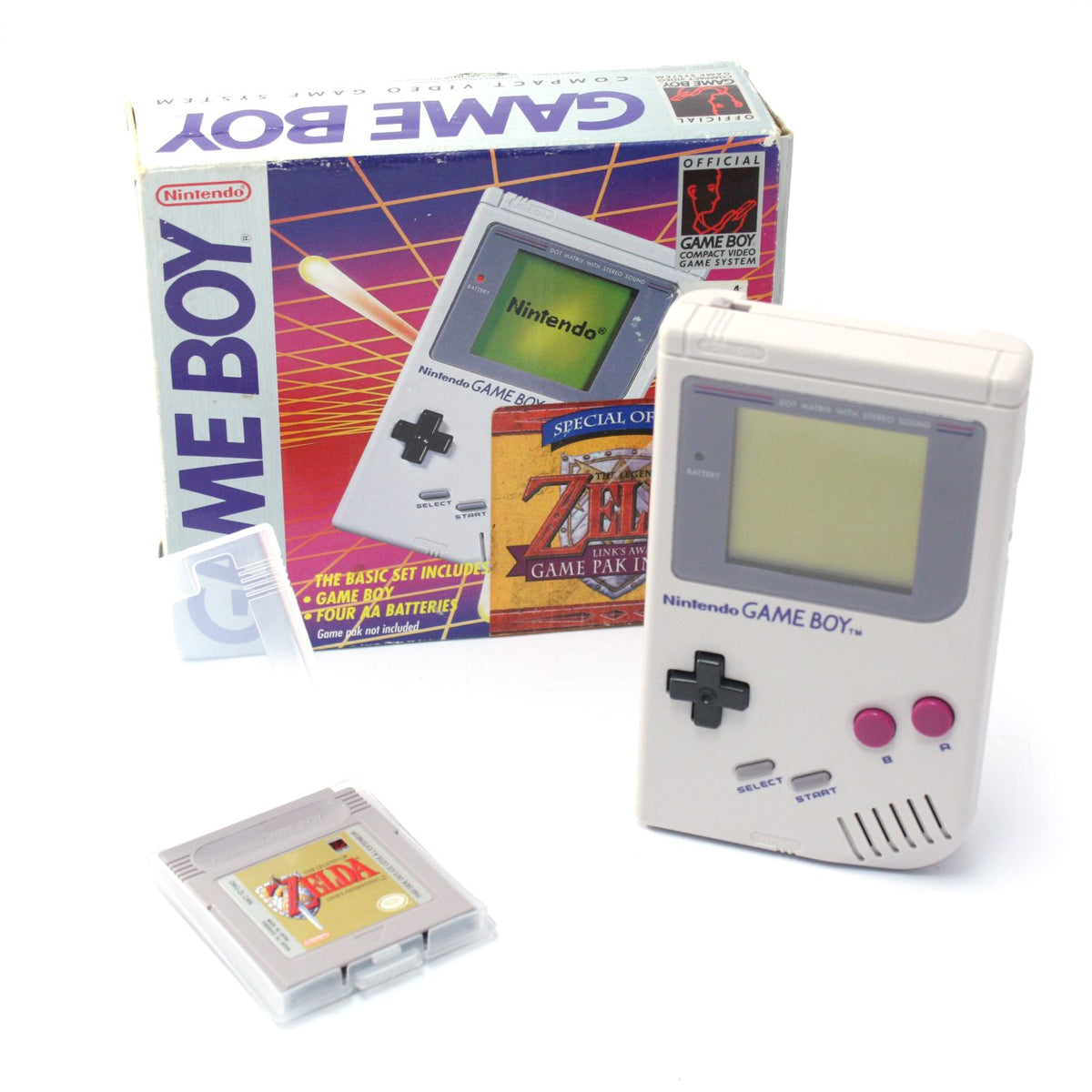 Konsole Classic DMG-01 grau- Basic Set + Legend of Zelda