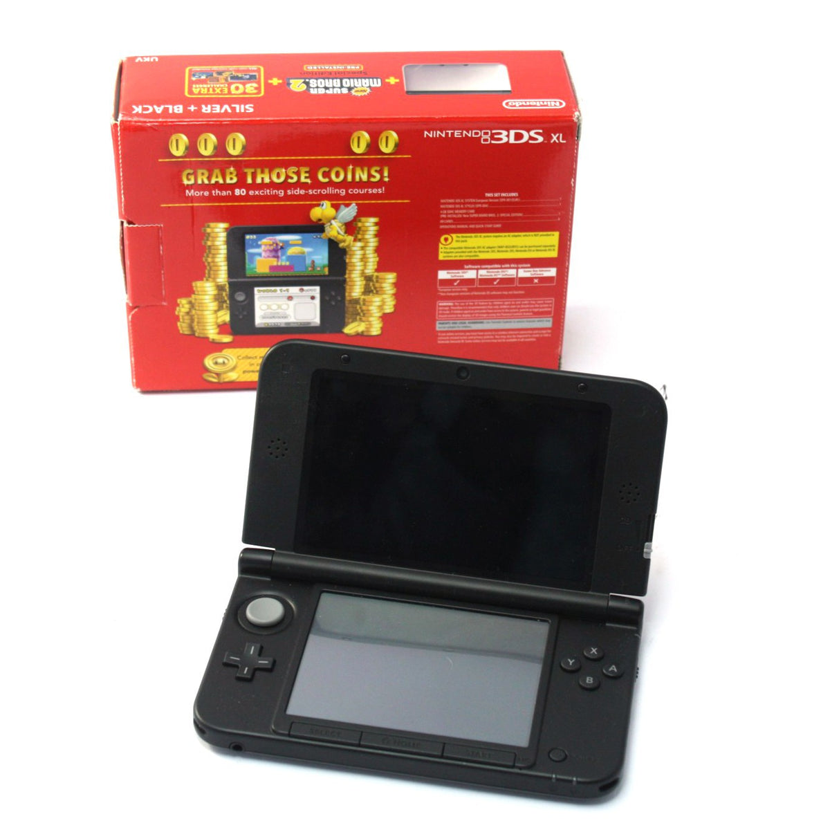 Konsole XL New Super Mario Bros 2 Edition silber