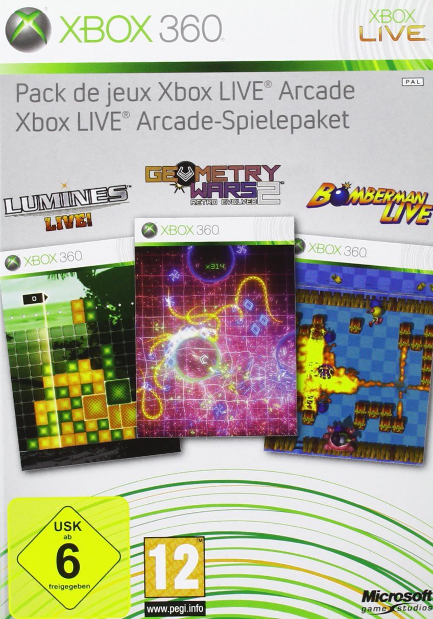 Xbox Live Arcade-Spielepaket (DE)