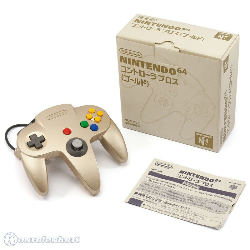 Original Nintendo Controller gold-farben NUS-005 (JP)