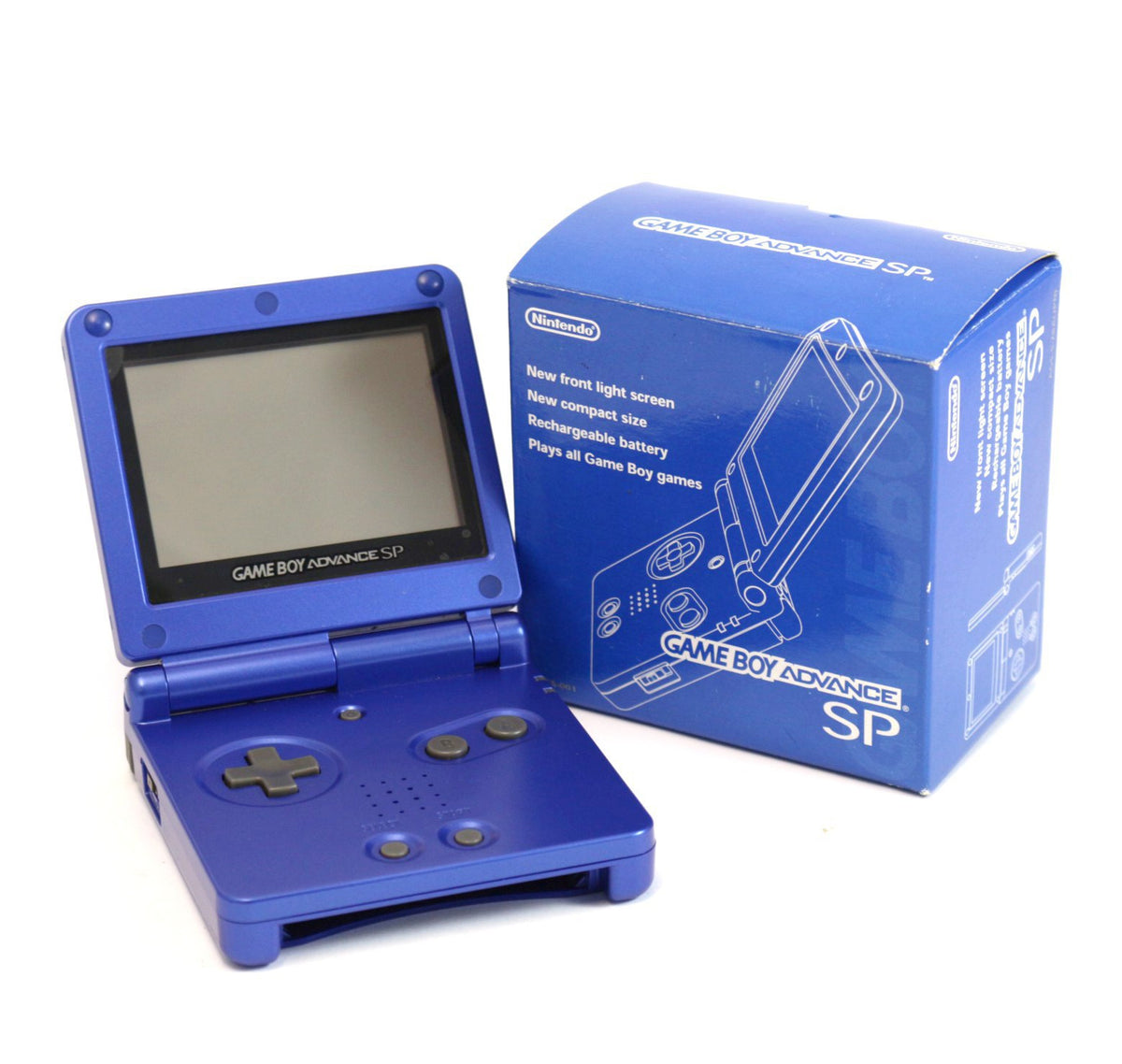 Konsole GBA SP blau + Netzteil (JP)