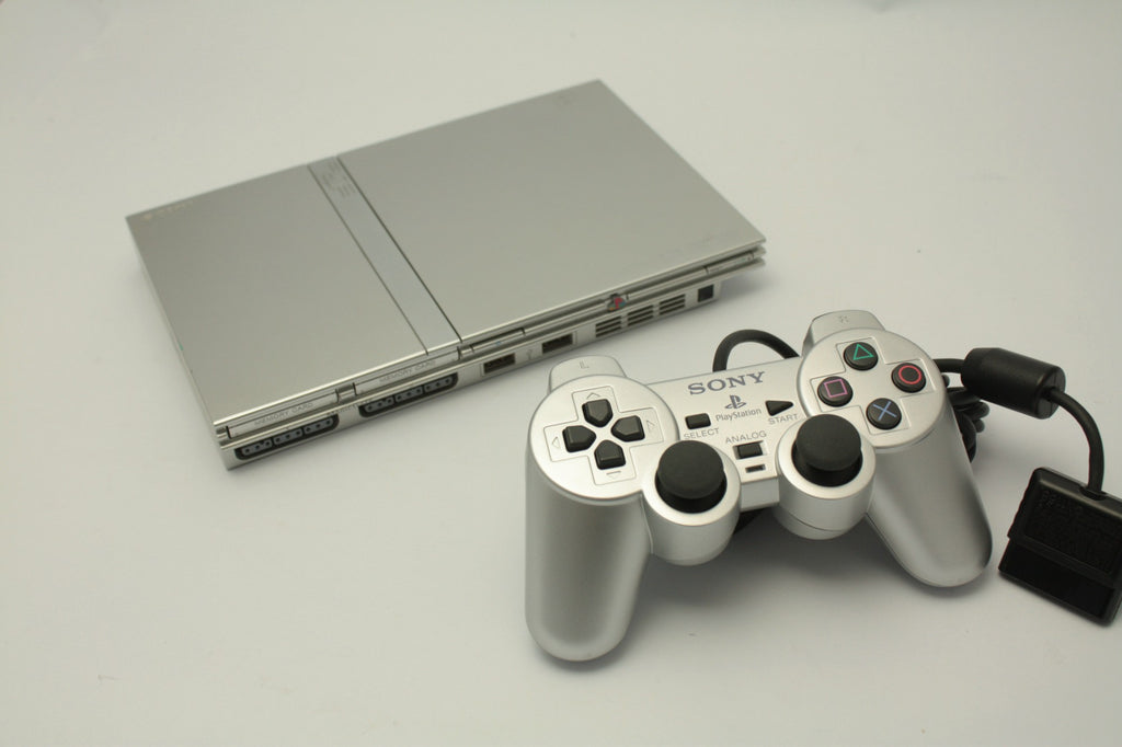 Konsole Slim 1G SCPH-75000 silber + Original Controller + Zubehör (JP)