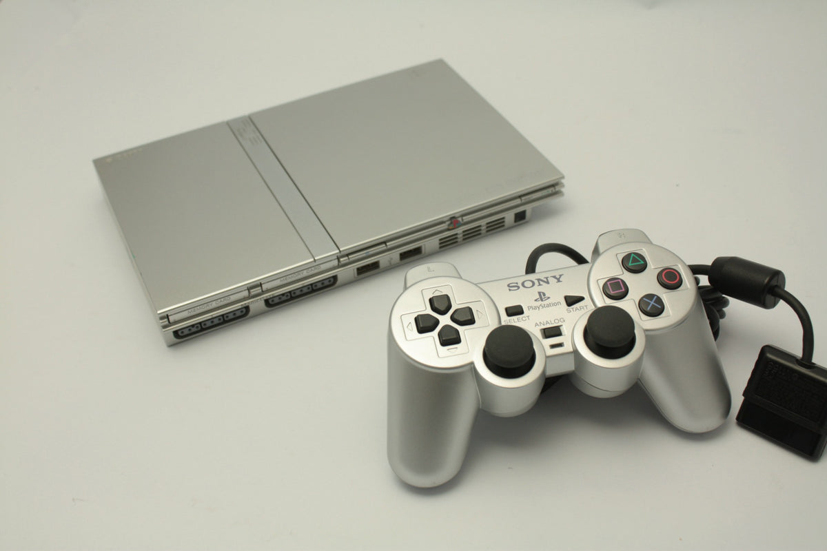 Konsole Slim 1G SCPH-75000 silber + Original Controller + Zubehör (JP)