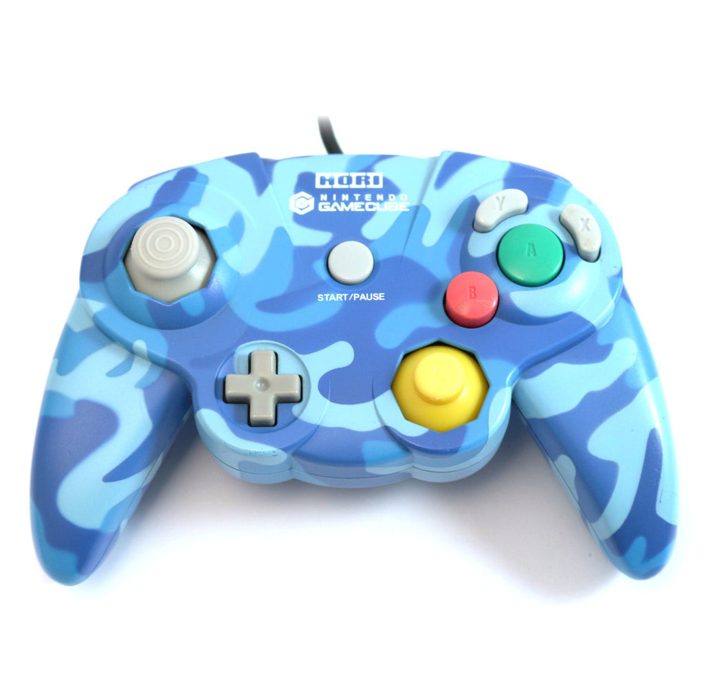 Wired Controller / Pad blue / blau camouflage [Hori]