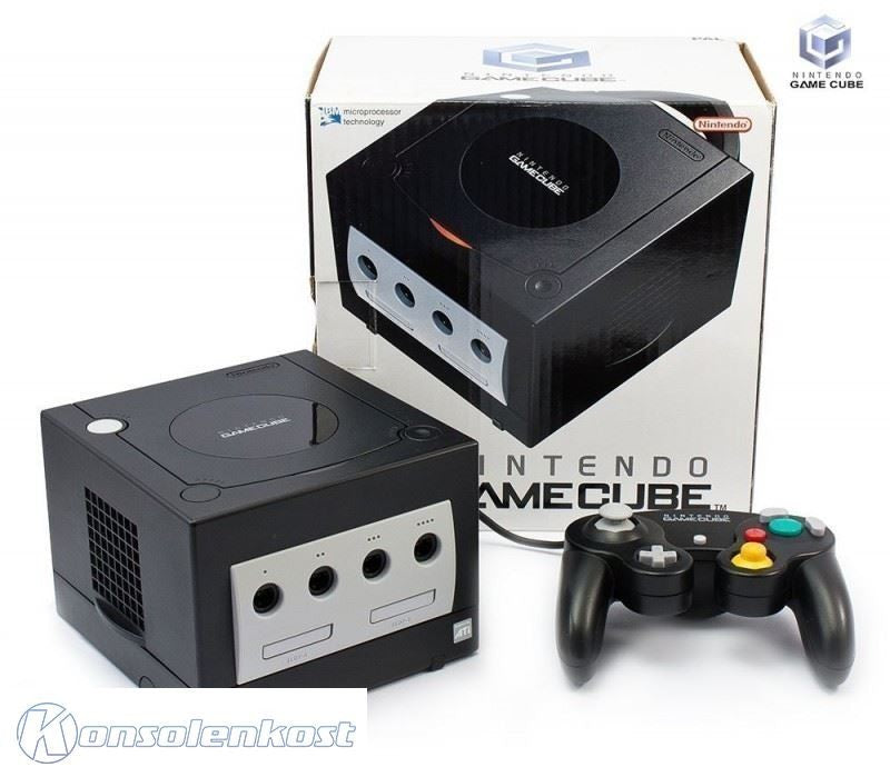 Konsole schwarz + Original Controller