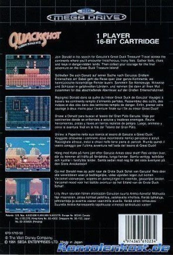 QuackShot starring Donald Duck (EU)