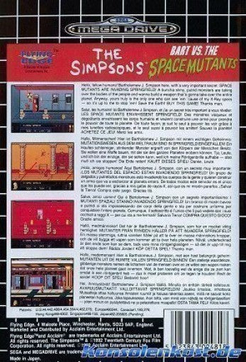 The Simpsons: Bart vs. The Space Mutants