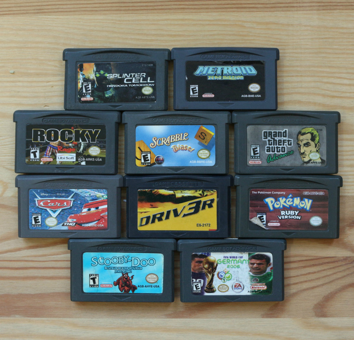 10 GameBoy Spiele zum TOP Preis! - GBA 293