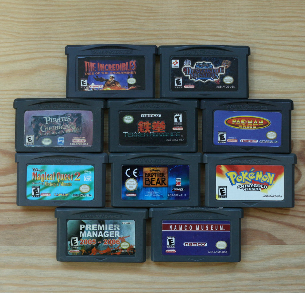 10 GameBoy Spiele zum TOP Preis! - GBA 299