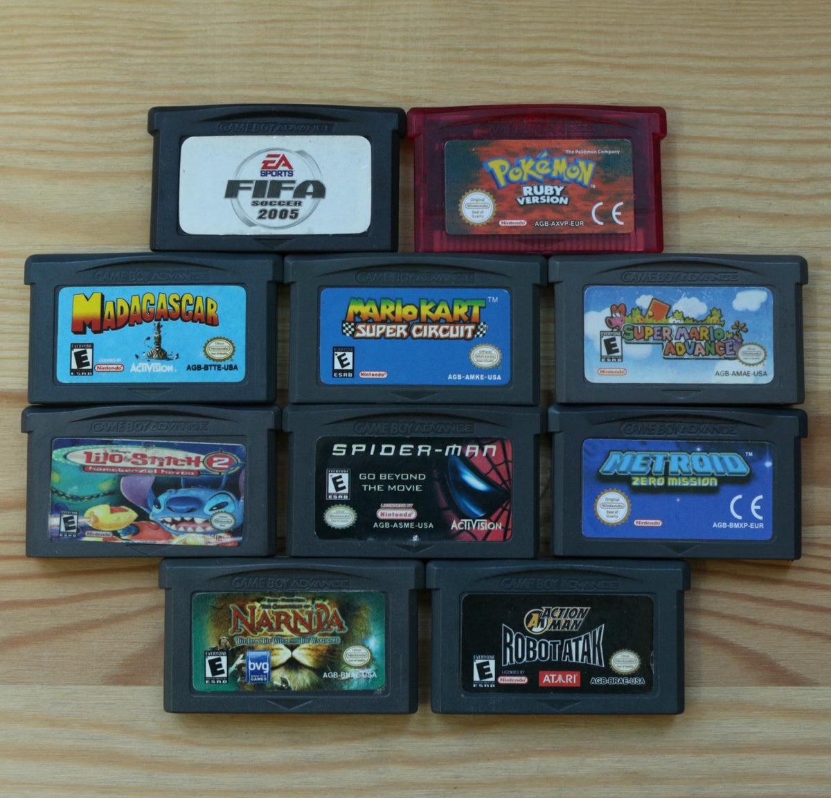 10 GameBoy Spiele zum TOP Preis! - GBA 307