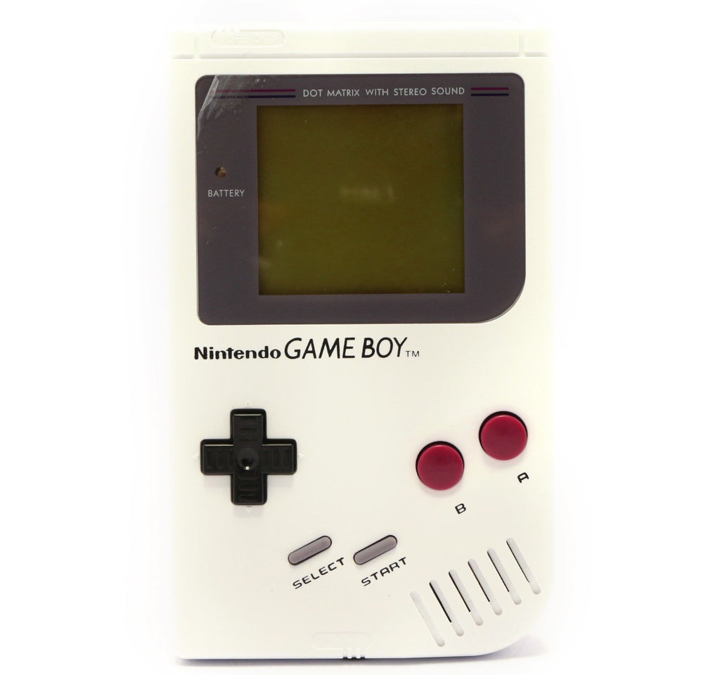 Konsole Classic DMG-01 Custom Case weiß + Backlight orange